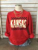 Kansas City Checkered Sweatshirt