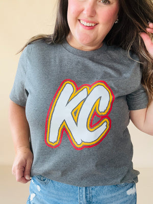 Distressed KC Tee