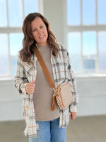 Loose Fit Button Down Soft Fabric Plaid Shirts