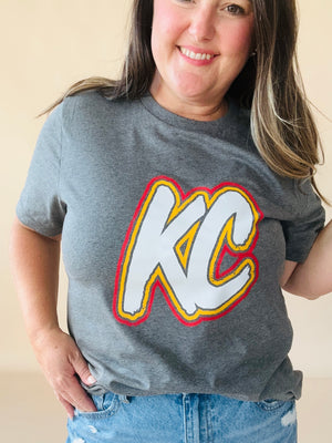 Distressed KC Tee