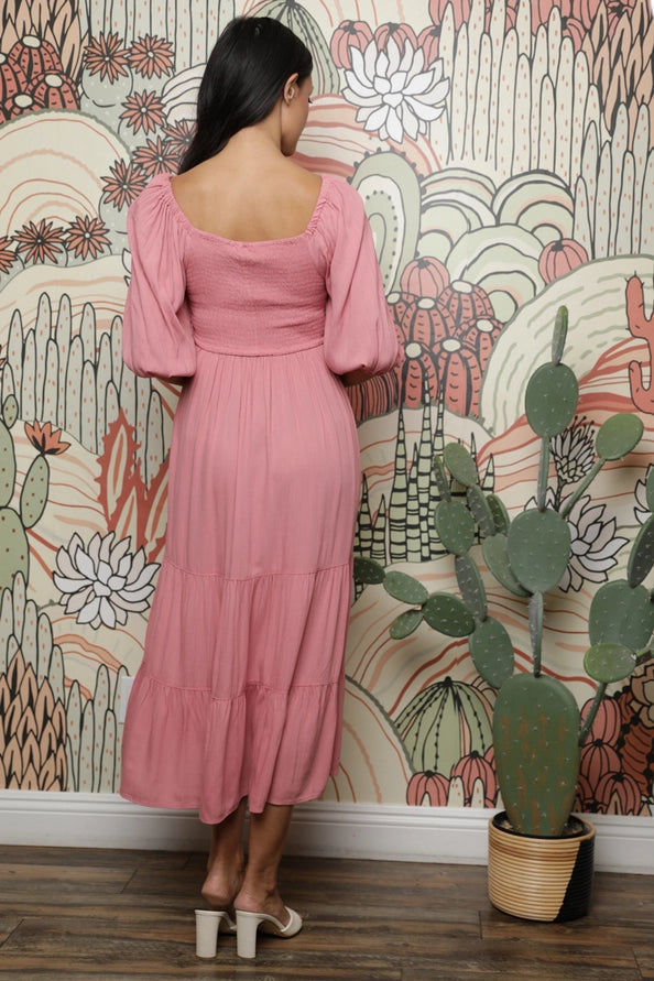 half sleeve midi dress Smocked Bodice Puff Large Zara Women Embroidered Dotted it features a soft luxire:composition:cotton:98 Color:Moss Green