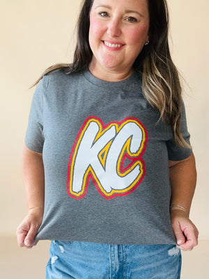 Distressed KC Tee