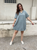 Soft Touch Tunic Dress - Seafoam