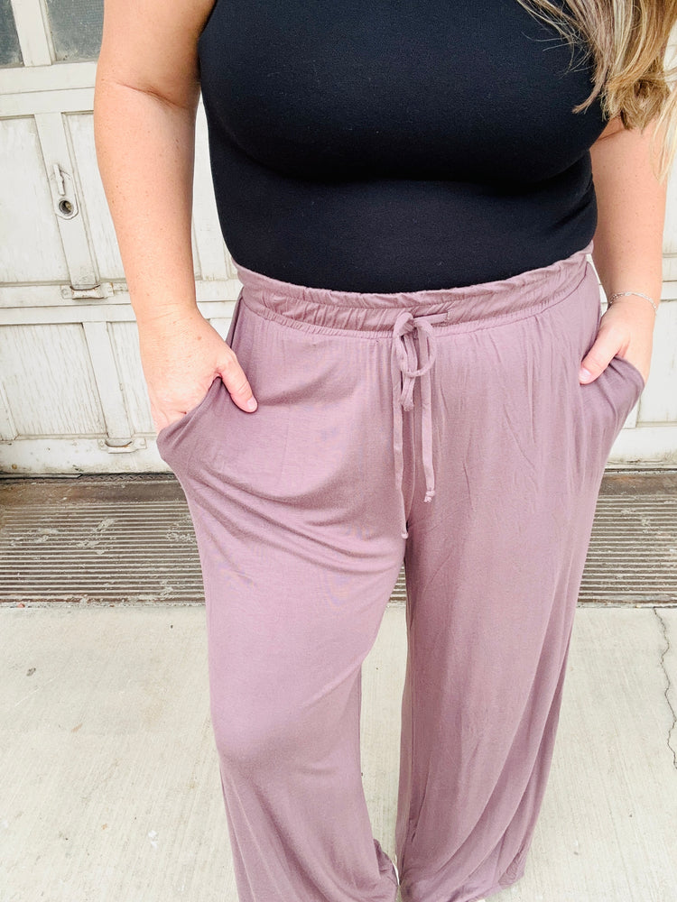 Forever Comfy Drawstring Wide Leg Pants