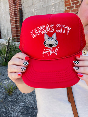 Kansas City Wolf Football Trucker Hat