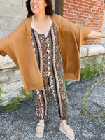 Wide Sleeve Open Front Cardigan