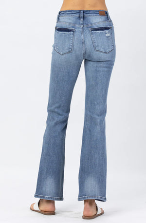 Judy blue bootcut high waisted denim jeans