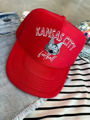 Kansas City Wolf Football Trucker Hat