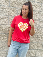 KC Checkered Heart Tee