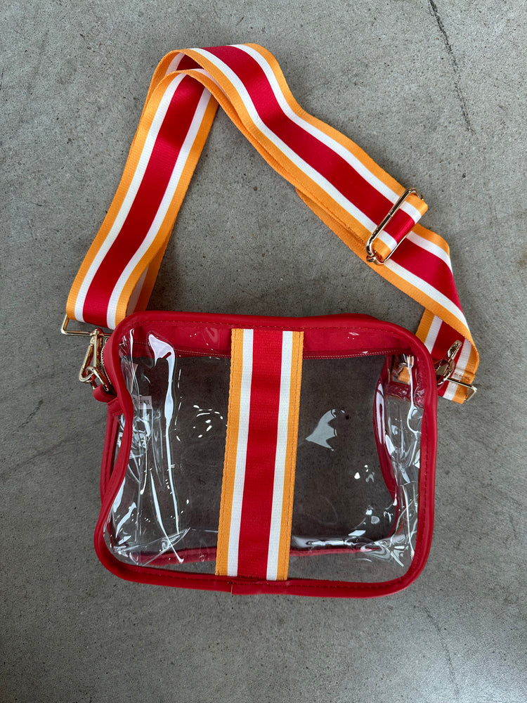 Clear Stadium Bag KC Chiefs Colors