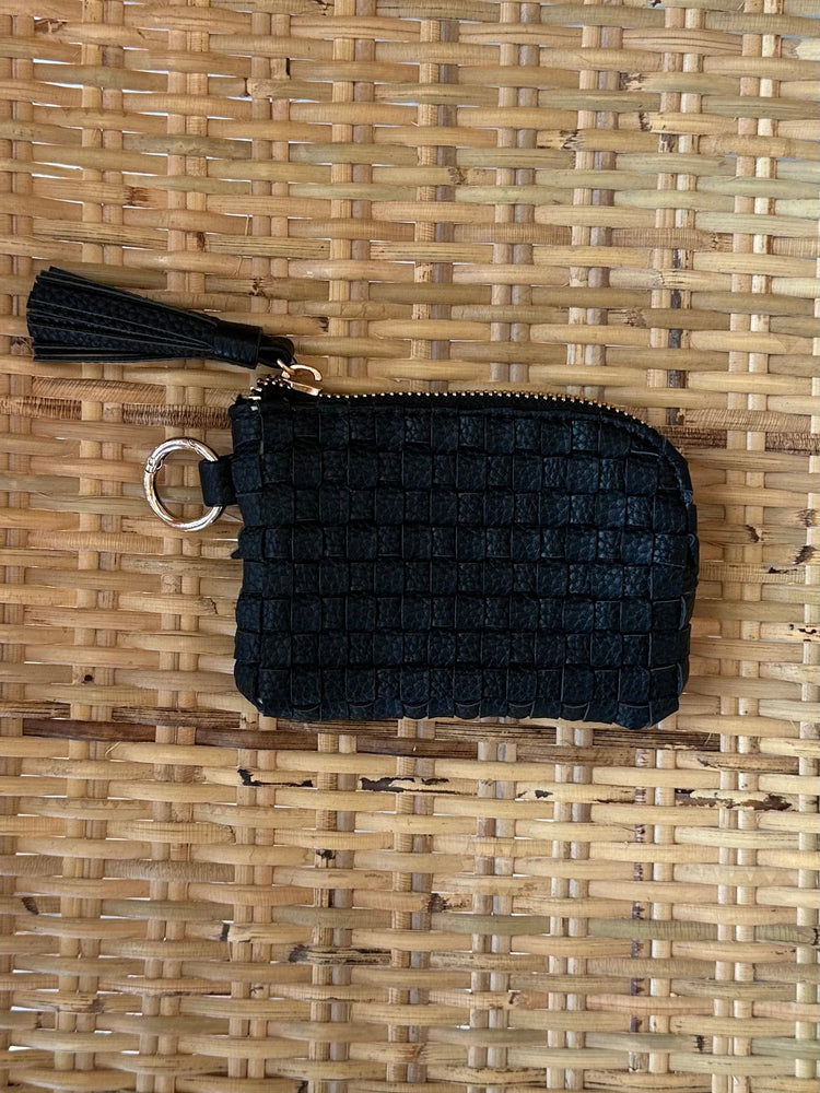 Bailey Woven Keychain Wallet