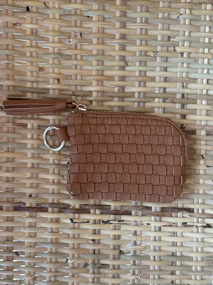 Bailey Woven Keychain Wallet