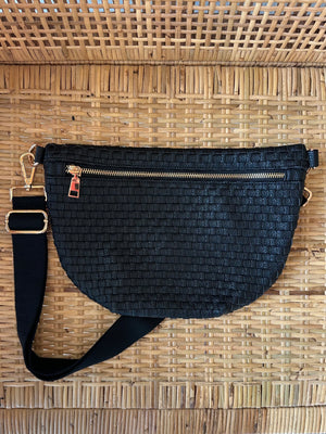 Dallas Woven Checkered Bum Bag