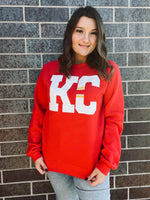 KC Striped Red Sweatshirt