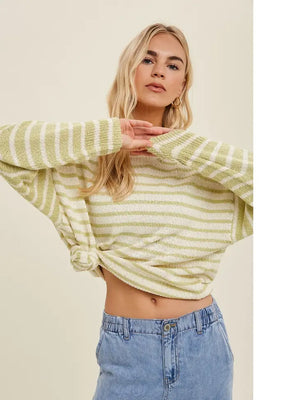 Multi Striped Lightweight Sweater