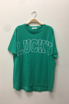 Lucky Oversized Graphic Tee