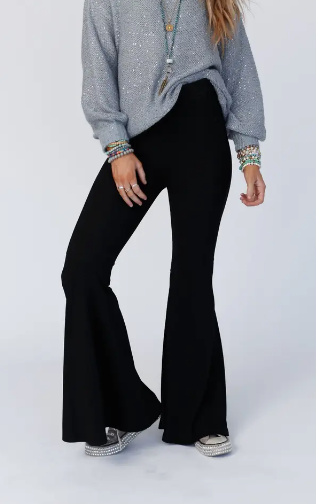 Sonny Ribbed Flare Pants