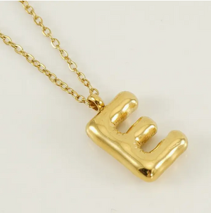 Gold Balloon Style Necklace