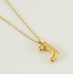 Gold Balloon Style Necklace