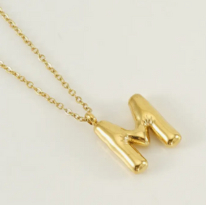 Gold Balloon Style Necklace