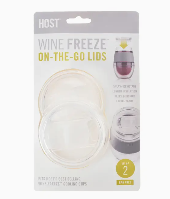 Wine Freeze™ Travel Lids For Cooling Cups - Set of 2