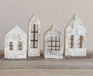 Birch Bark Houses w/ Windows