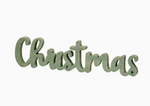 Christmas Word Cutout