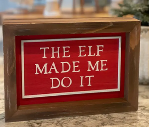 Elf/Dashing Laser Christmas Frame