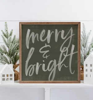 Merry and Bright Chalk Green