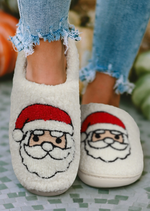 Christmas Cartoon Pattern Plush Slippers