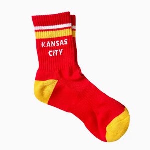 Kansas City Crew Socks - Red & Gold