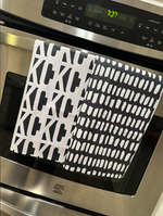 KC Repeat Geometric Reversible Microfiber Dish Towel