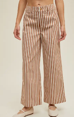 Striped Wide Leg Pants