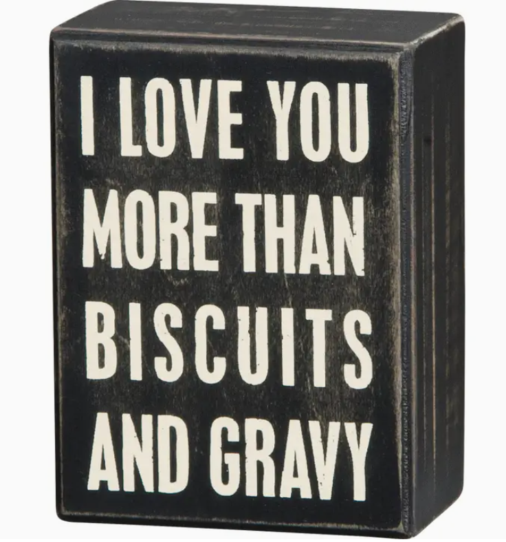 Biscuits Box Sign