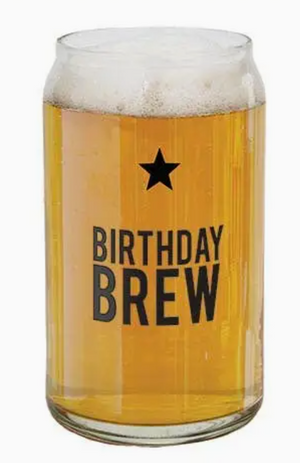 Beer Can Glass - Birthday Brew