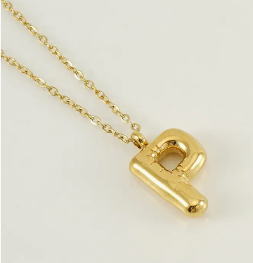 Gold Balloon Style Necklace