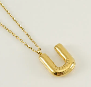 Gold Balloon Style Necklace