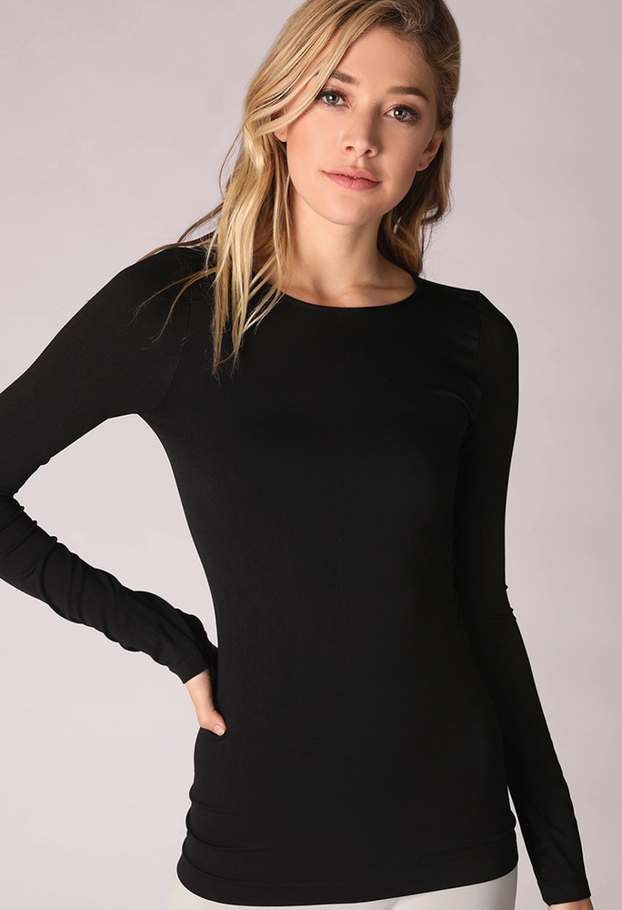 Long Sleeve Crew Neck Top