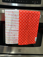 Kansas City Repeat Lover Reversible Microfiber Waffle Dish Towel