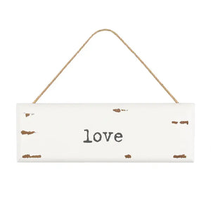 Love Distressed Sign