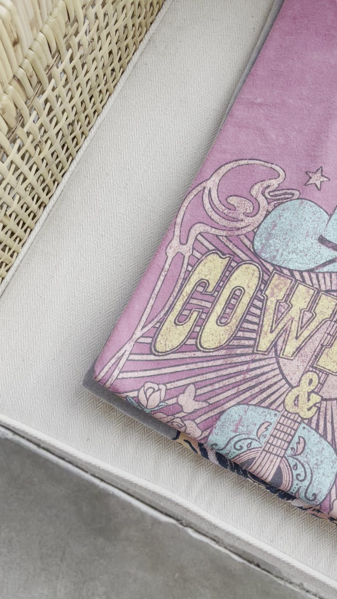 Cowboy and Country Music Graphic Tee