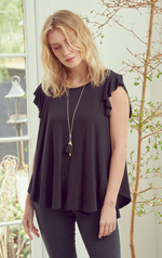 Ruffle Sleeve Top