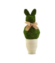 Preserved Moss Bunny Topiary