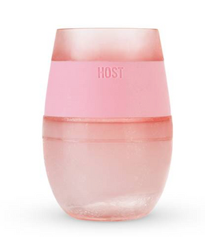 Wine freeze cooling cup light pink