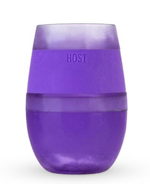 Wine freeze cooling cup purple