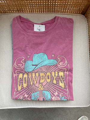 Cowboy and Country Music Graphic Tee