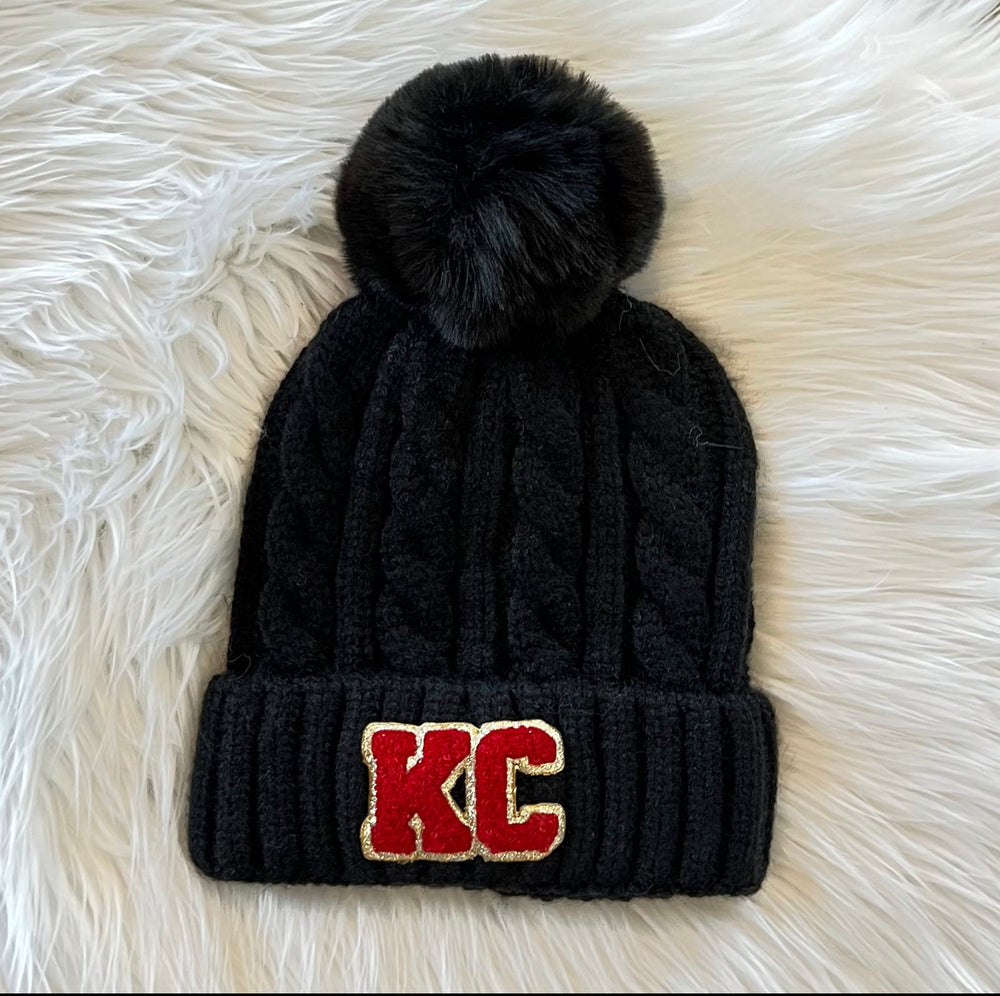 Chenille Patch Beanies